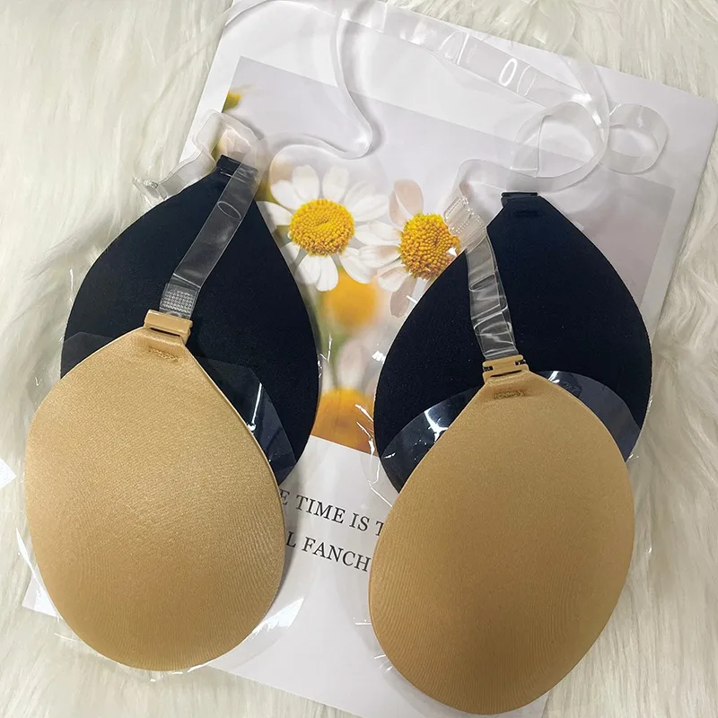 Silicone Bra Adhesive - 女性用粘着テープ,乳房リフト,再利用可能,花びらの腕立て伏せ,見えない,粘着性のブラ,乳首カバー,乳房リフト