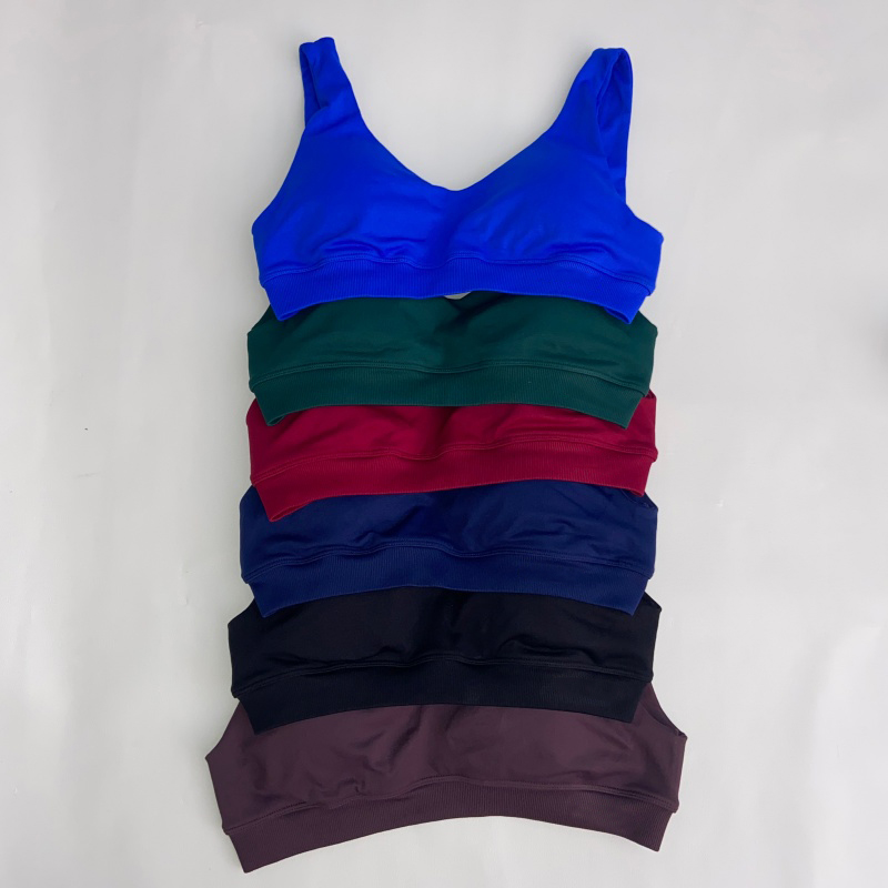 レディース シームレス ジムセット スクープバックレス スポ - Sports Bra High Impact のレビューと価格