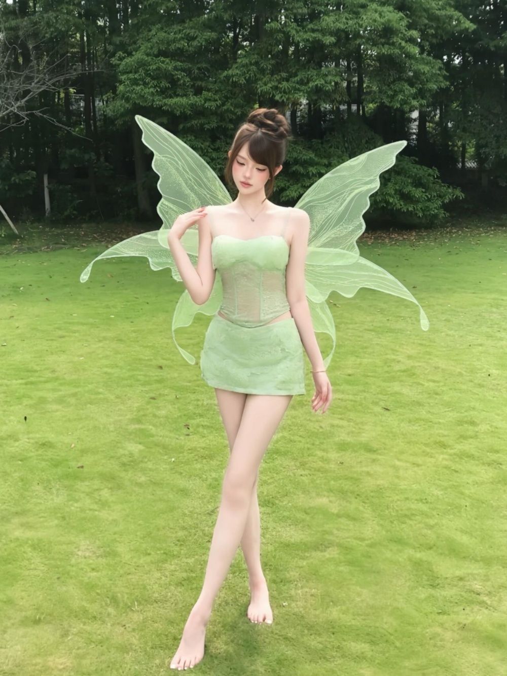 Y2Kスパイシーガールレースストラップキャミクロップトップス - Cami Top Lace のレビューと価格
