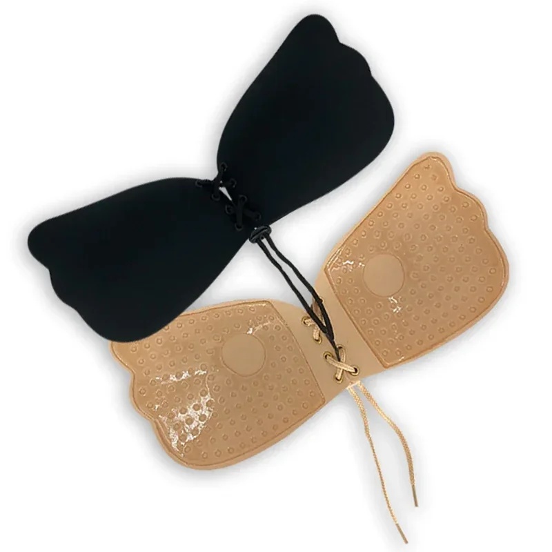 見えないストラップレス粘着ブラ、ストラップレスプッシュアップ - Strapless Bra Backless のレビューと価格