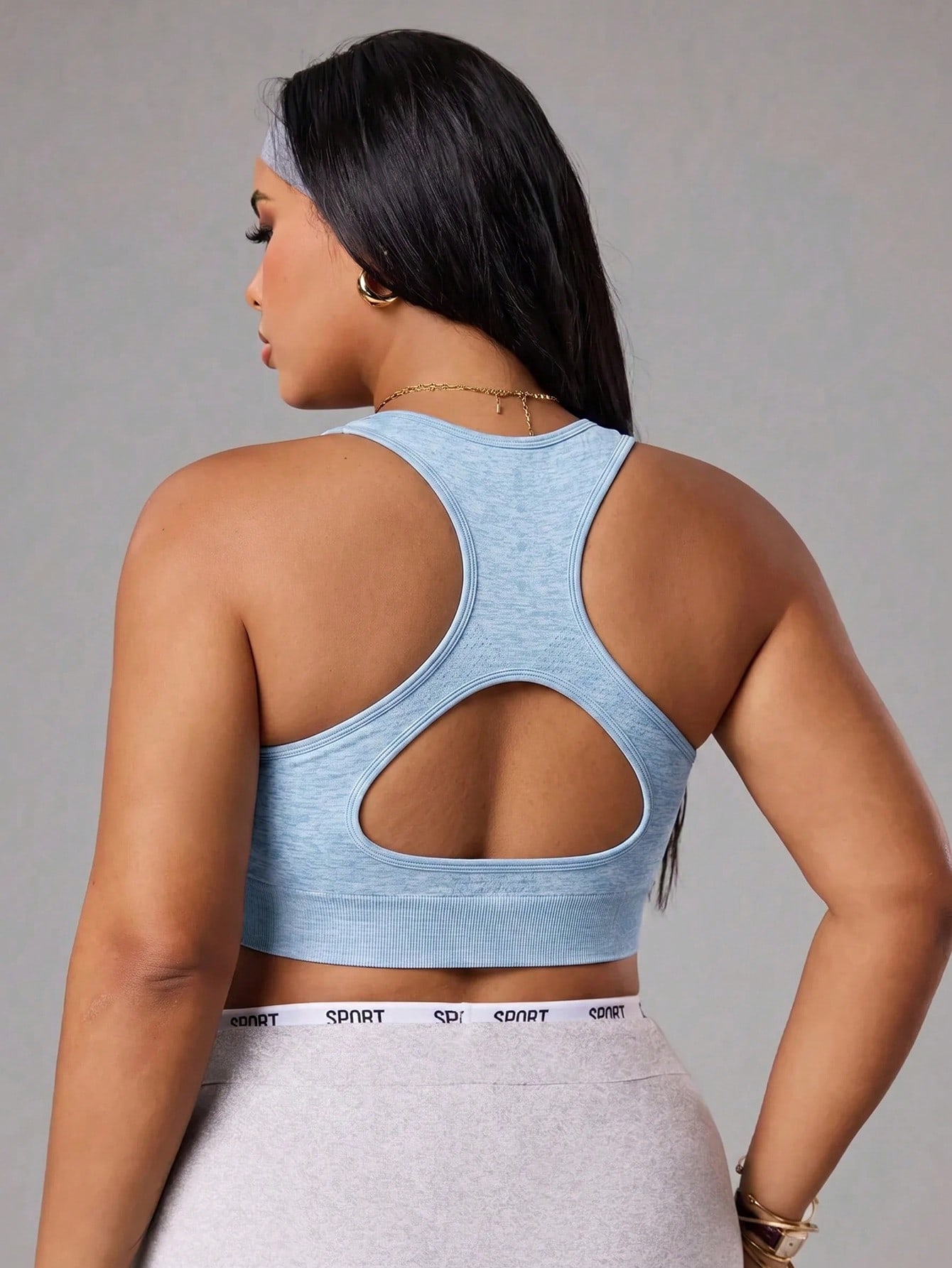 女性用プラスサイズシームレススポーツブラ、取り外し可能なパッ - Push Up Bra Padded のレビューと価格
