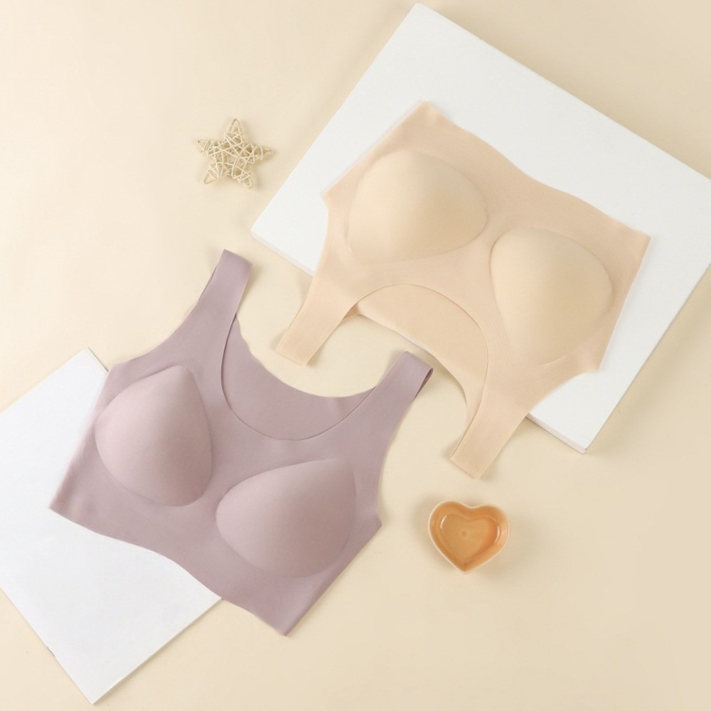 ソフトフィットワイヤレスブラ プッシュアップ耐衝撃シームレス - Bralette Wireless Soft のレビューと価格