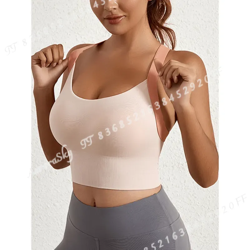 女性用ハイインパクトスポーツブラ、プッシュアップジムトップ、 - Sports Bra High Impact のレビューと価格