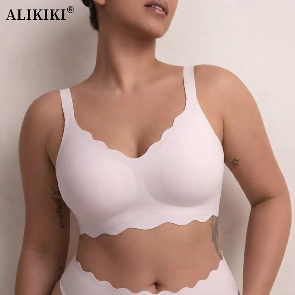 シームレスワイヤレスサポートブラ、プッシュアップ、快適で柔ら - Bralette Wireless Soft のレビューと価格