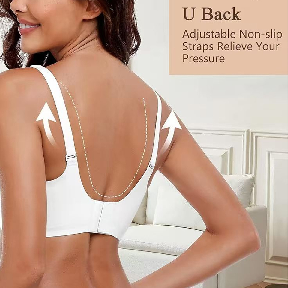 シームレスワイヤレスサポートブラ、プッシュアップ、快適で柔ら - Bralette Wireless Soft のレビューと価格