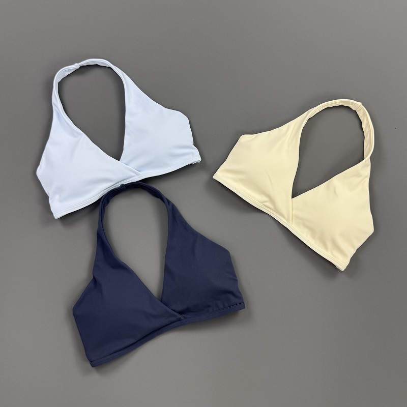 ジムトップ レディース ホルターネック スポーツブラ フロン - Sports Bra High Impact のレビューと価格